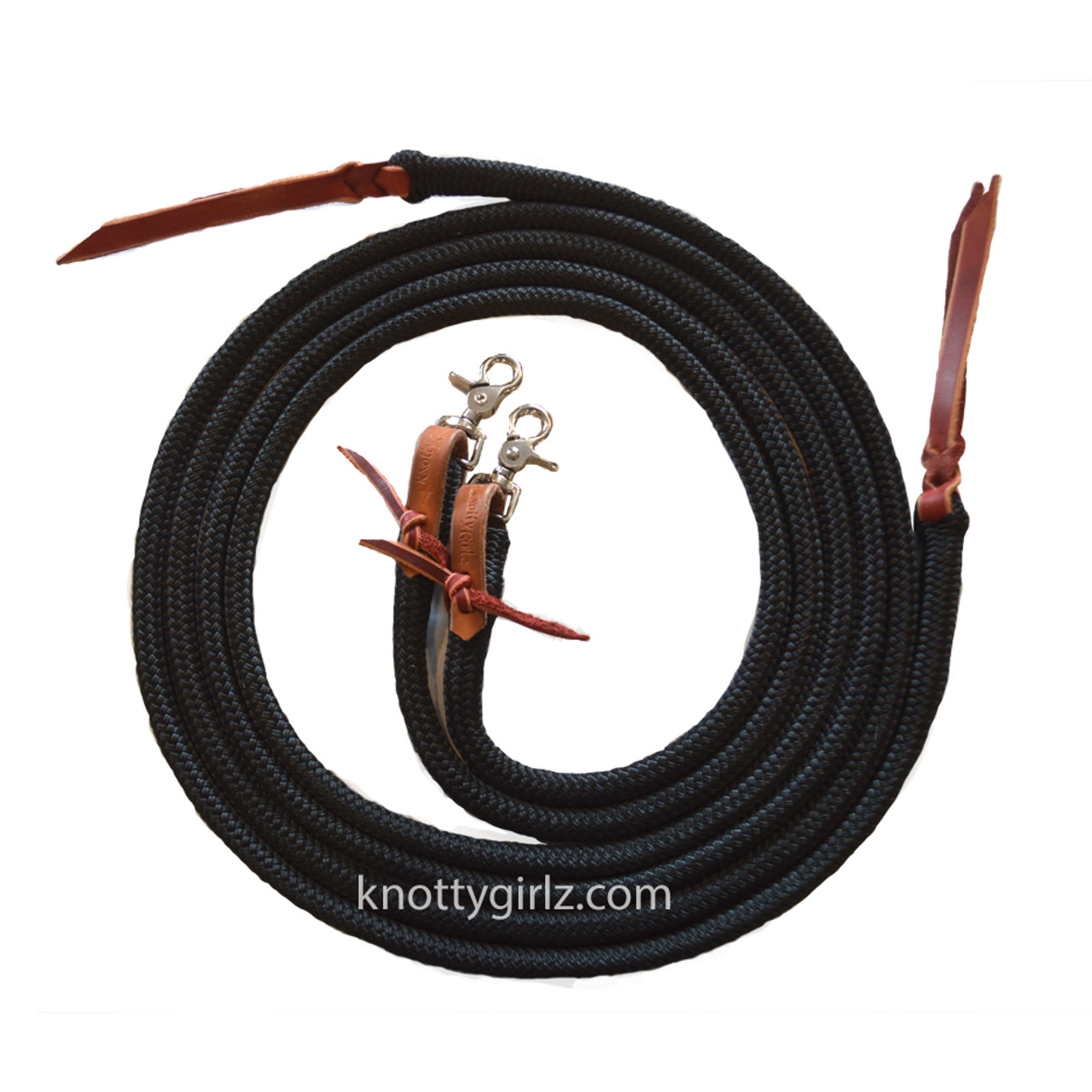 1/2 CBKnot Double Braid Polyester Split Reins