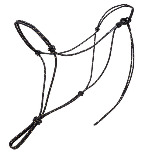 Natural horsemanship halter made from premium polyester stiff halter cord