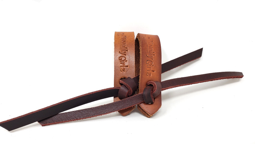 Harness leather water loops/straps with latigo ties