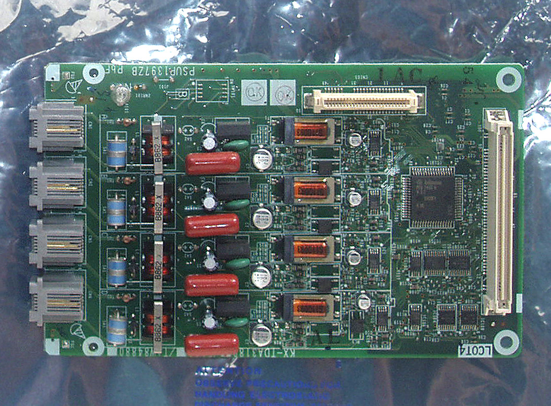 Tda30 PANASONIC LCOT4 (4x Analog POTS Line Card) To Suit Small Business ...