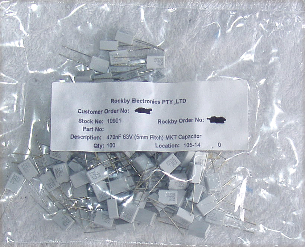 Condensateur MEF Polyester Film Métallisé , CL21 470nF 400V ±5 - Foto 5