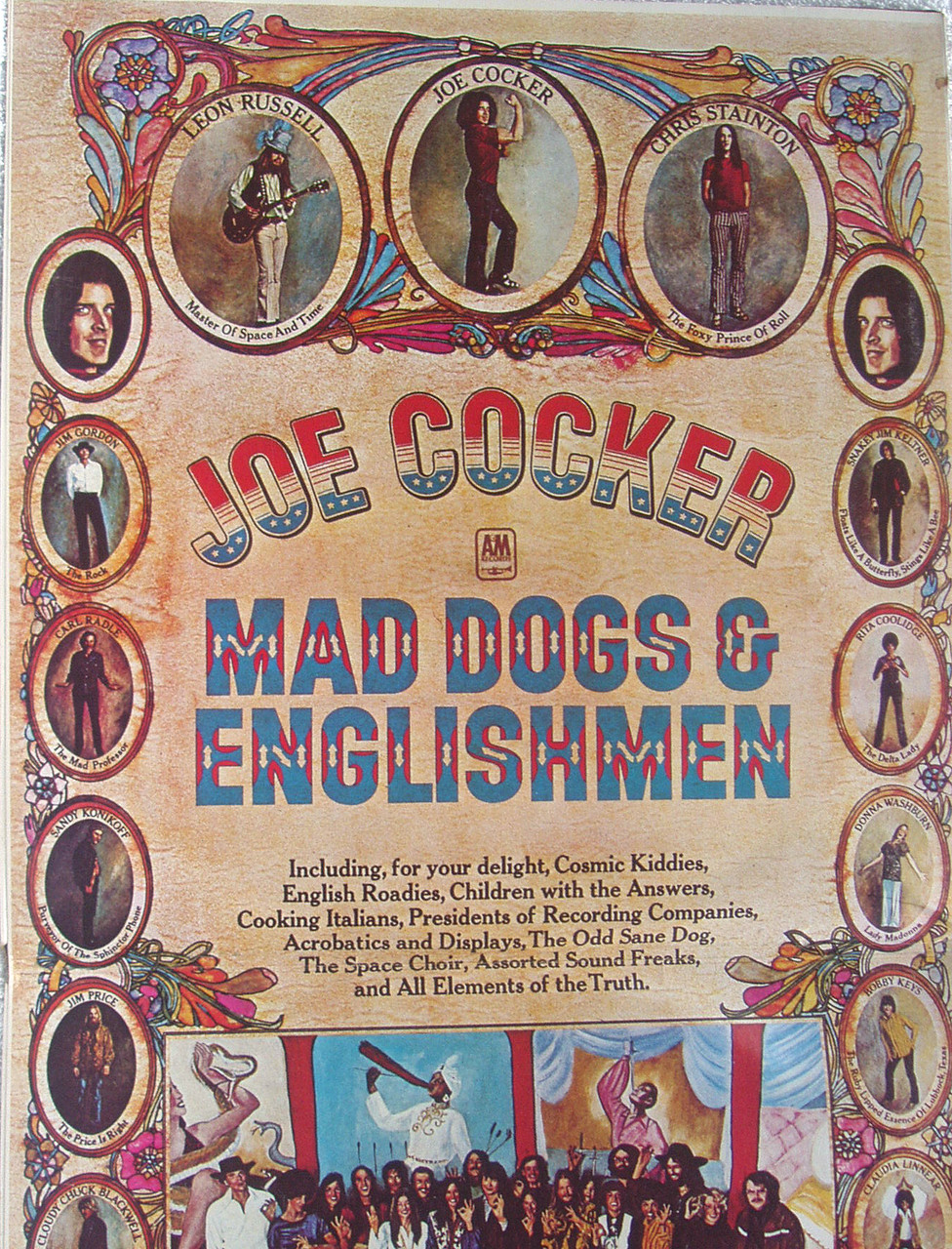 Classic Bluesy Psych Rock - JOE COCKER Mad Dogs & Englishmen 2x