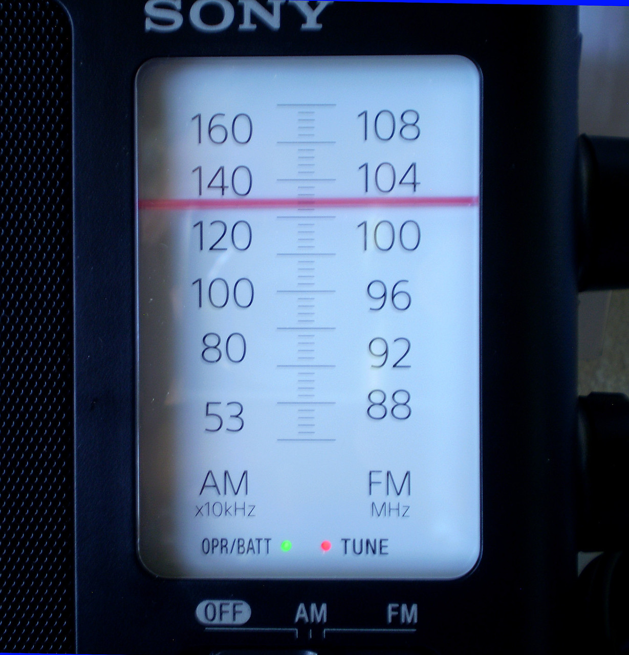 SONY AM-FM Analog Portable Radio Receiver Model: ICF-506 (Original Box ...