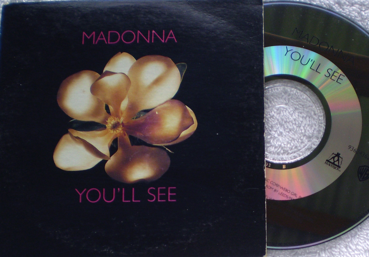 Synth Pop - MADONNA You'll See CD Single (Card Sleeve) 1995