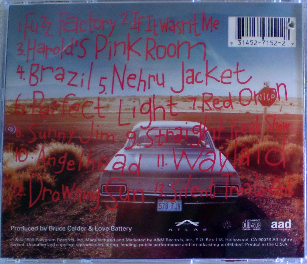 Alternative Indie Grunge Rock - LOVE BATTERY Straight Freak Ticket