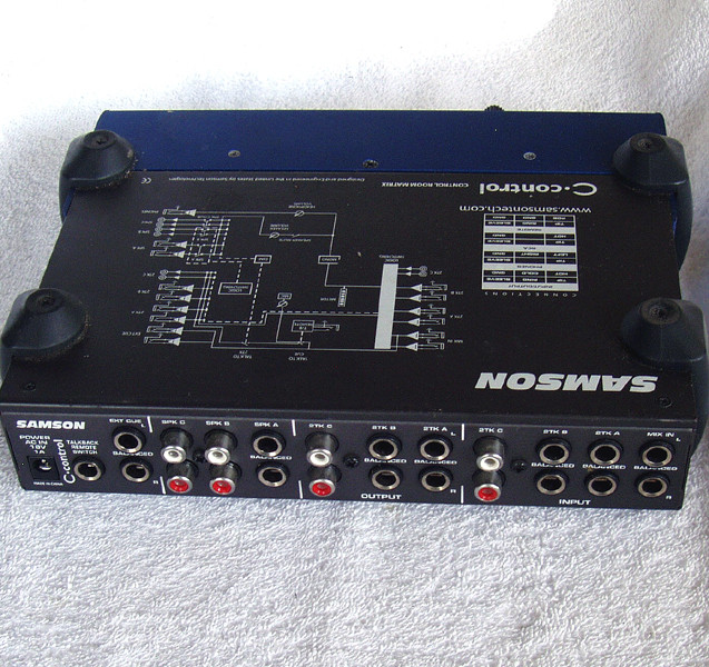 SAMSON C-Control Compact Studio Talkback Monitor Matrix
