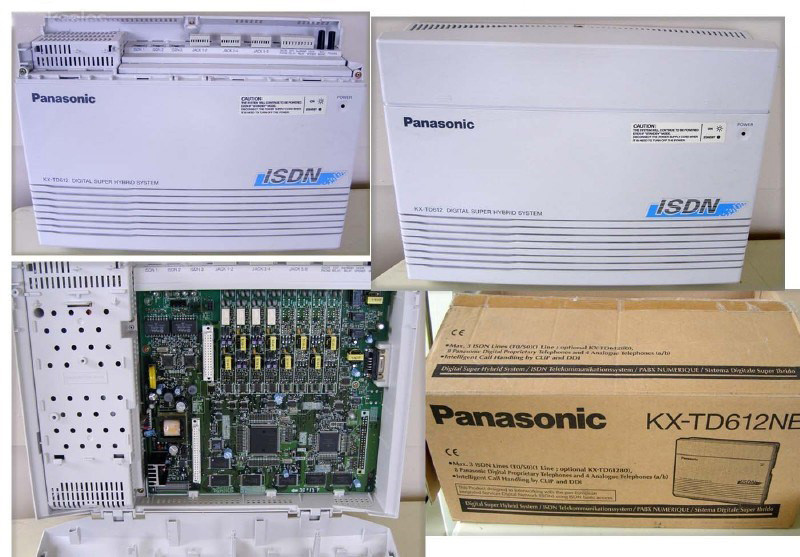 Panasonic Super Hybrid Telephone System Model KX-TD612
