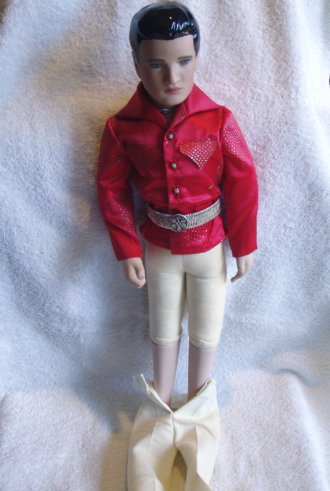 elvis porcelain doll