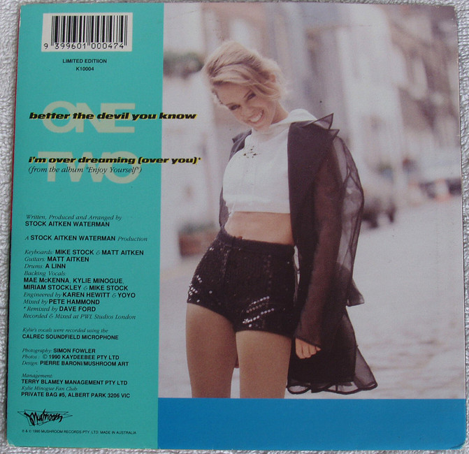 Kylie Minogue - Singles COVERS ONLY 7