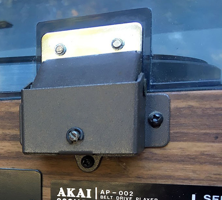 Vintage AKAI AP-002 Turntable Hinge Set (2) For The Dust Cover
