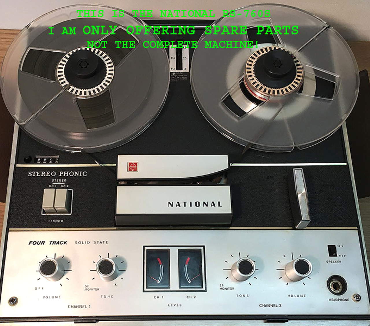 激レア】ナショナルRS-750 ステレオ TRACK STEREOPHONIC