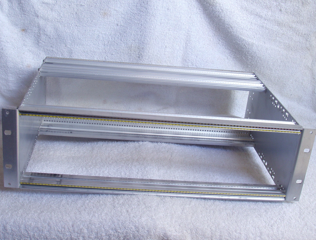 Pro Eurocard Frame 3RU supplied with 28x card rails & backplane bolts