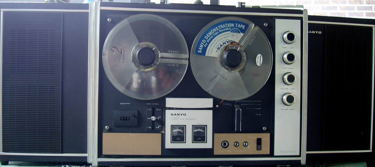 SANYO MR-939 4 Track Reel To Reel Tape Recorder (3 Speed) WORKING 