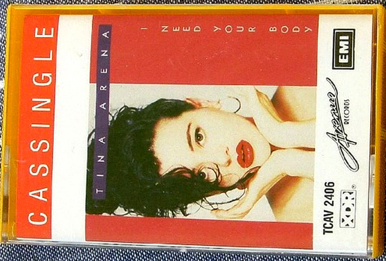 Vocal Pop Tina Arena (Lydia Arena) I Need Your Body Cassette Single Vocal Pop Tina Arena (Lydia Arena) I Need Your Body Cassette Single