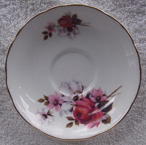 English ROYAL STAFFORD Honey Bunch Fine Bone China Saucer ONLY