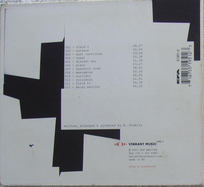 Minimal Ambient - FLUXION [Spaces] CD (Digipak) 2001