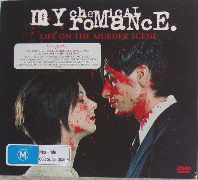 Emo Punk MY CHEMICAL ROMANCE Life On The Murder Scene CD & 2x DVD