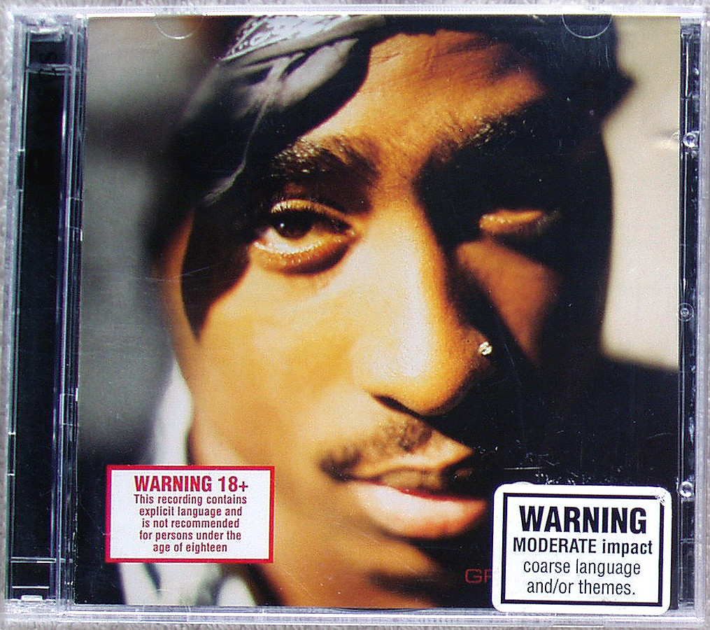 Gangsta Thug Rap 2PAC Greatest Hits 2x CD 1998 (Repress)