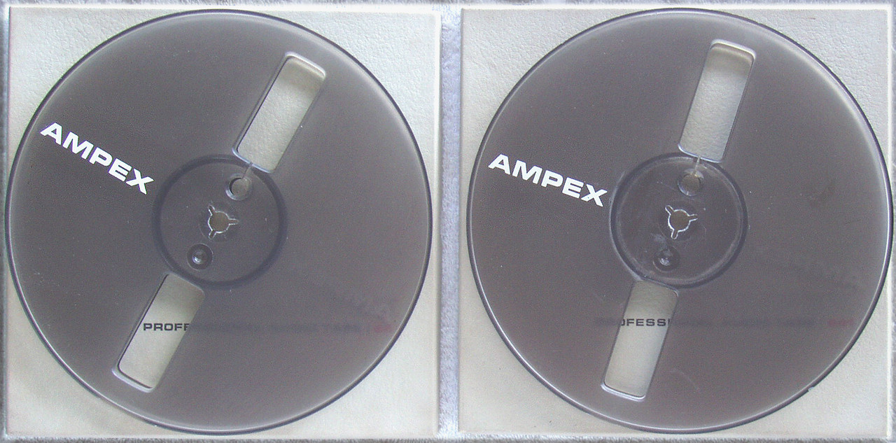 AMPEX (USA) 7 Inch 1/4 Plastic Reel To Reel Tape Spool EMPTY (USED Boxed)