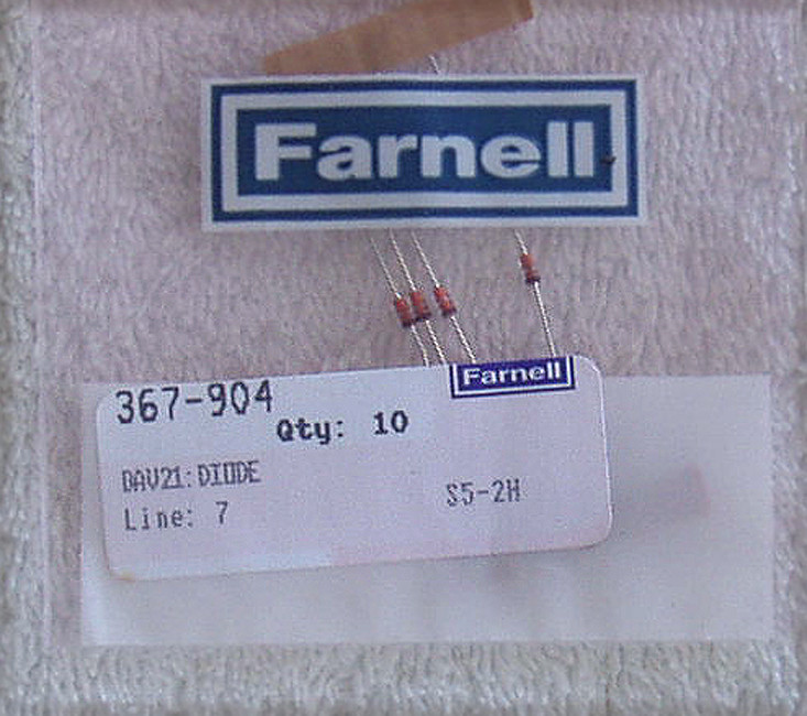 BAV21 HV General Purpose Small Signal Diode NEW Old Stock