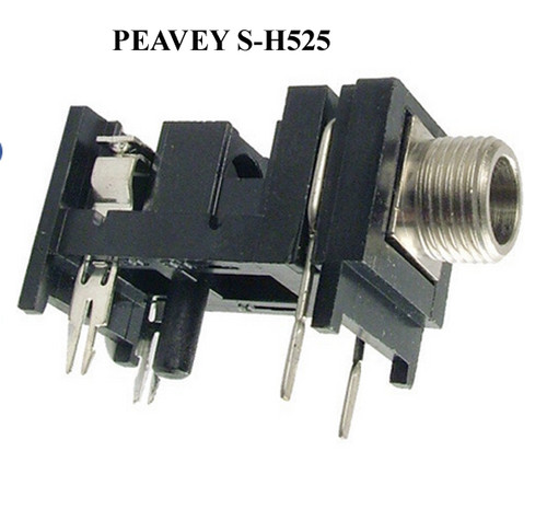 PEAVEY S-H525 TS Mono Jack Socket 1/4" PCB Mount NEW Old Stock