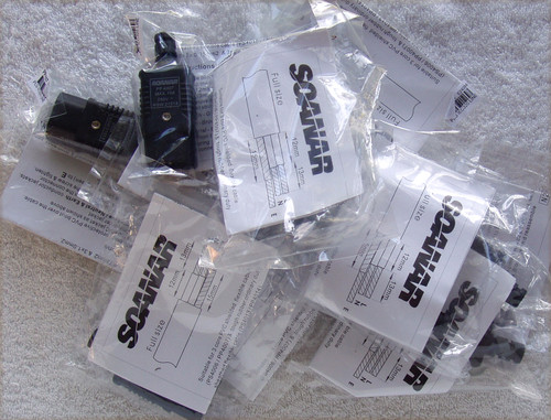 SOANAR IEC Inline Mains Plug (Male) Part # PP4007 NEW Sealed Pack (1)