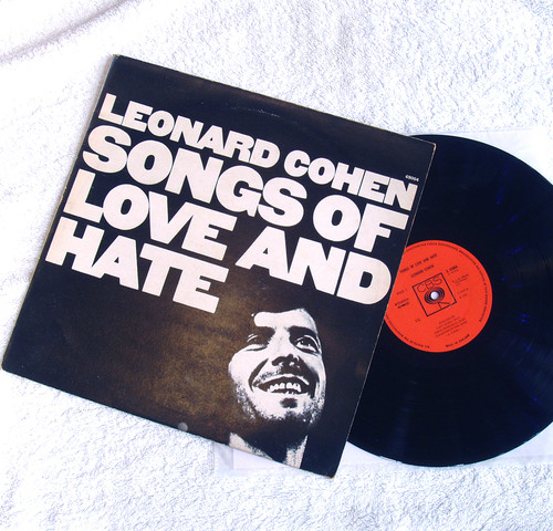 Spoken Folk Poetry - Leonard Cohen Songs Of Love And Hate Vinyl 1971 