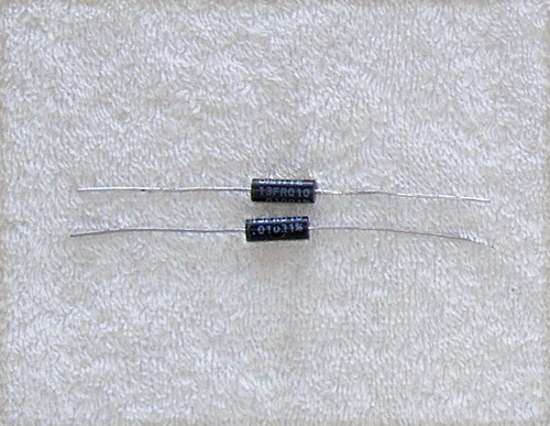 OHMITE (USA) 0R1 Ohm 1% 3 Watt Precision Resistor NEW Old Stock