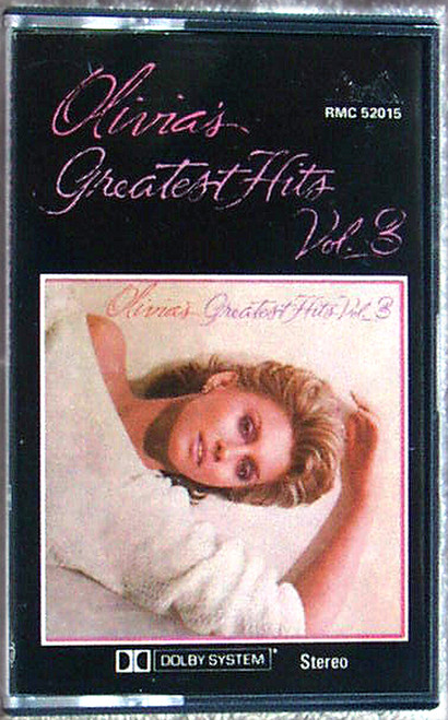 Pop Rock Synth Pop - OLIVIA NEWTON-JOHN Olivia's Greatest Hits Volume 3 (Compilation) Cassette 1982