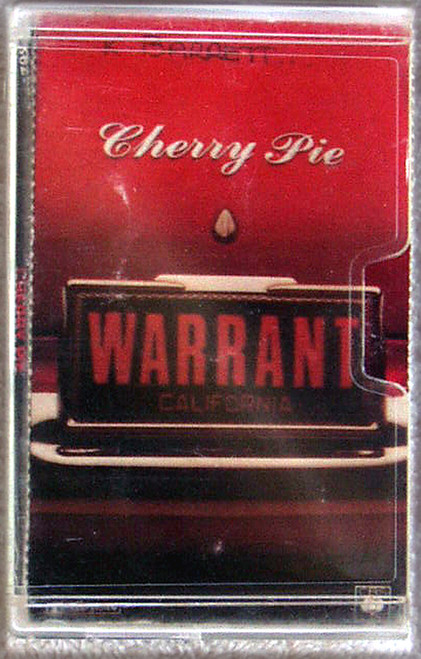 Glam Hard Rock - WARRANT Cherry Pie Cassette Single 1990