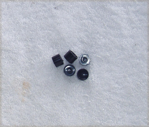 Black 10mm Push Button Type #2 (1) NEW Old Stock