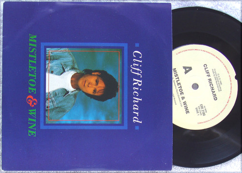 Pop Rock - CLIFF RICHARD Mistletoe & Wine Vinyl Single 1988