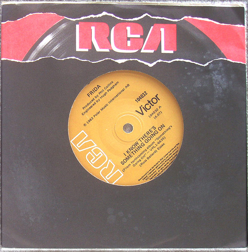 Pop Rock - FRIDA (ABBA) I Know There's Something Going On  7" Vinyl 1982