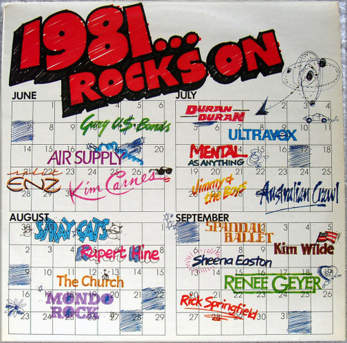 Rock Pop - 1981...ROCKS ON (EMI Compilation) Vinyl 1981