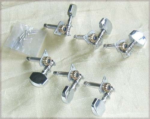 Budget GENERIC Acoustic Guitar 3L3R TUNING MACHINES (6) NEW