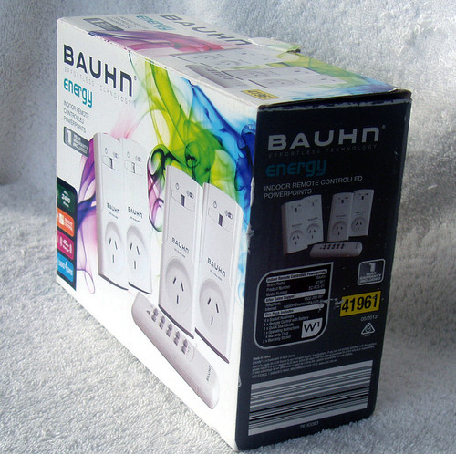 BAUHN (ALDI) 4x Indoor Remote Controlled Power Socket Kit Model: EC-RCS-01 NEW Opened Box TESTED