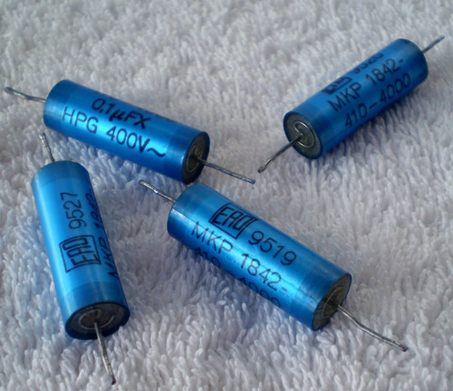 ERO (RODERSTEIN) Germany 0.1uF 400v ~ MKP 1842 Series Capacitor USED Tested