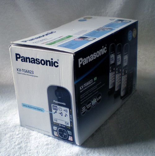 PANASONIC KX-TG6823ALB  3x Home Cordless Telephone Plus Answering Machine Pack (NBN Compatible) NEW In Box (Opened To Check Contents) PANASONIC KX-TG6823ALB  3x Home Cordless Telephone Plus Answering Machine Pack (NBN Compatible) NEW In Box (Opened To Check Contents)