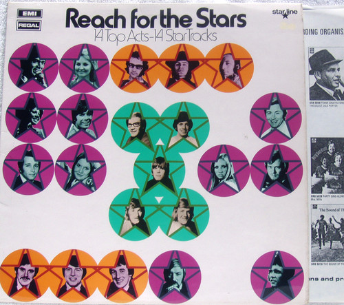 Vocal Pop - REACH FOR THE STARS (14 Top Acts - 14 Star Tracks Compilation) Vinyl 1970