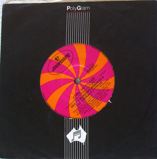 New Wave Celtic Soul - DEXY'S MIDNIGHT RUNNERS & THE EMERALD EXPRESS Come On Eileen 7" Vinyl 1982