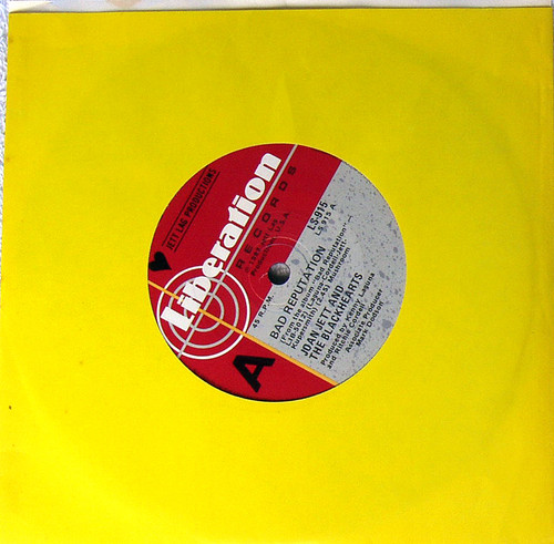 Hard Rock - JOAN JETT AND THE BLACKHEARTS Bad Reputation  7" Vinyl 1983