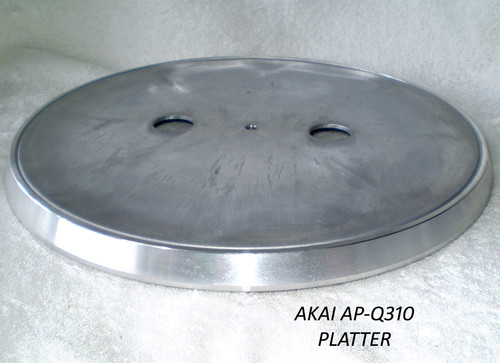 AKAI Fully Automatic Turntable AP-Q310 Spare Part 303mm Diameter Diecast ALUMINIUM PLATTER ONLY