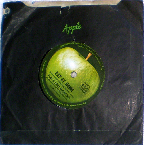 Pop Rock - PAUL & LINDA MCCARTNEY Eat At Home  7" Vinyl 1971