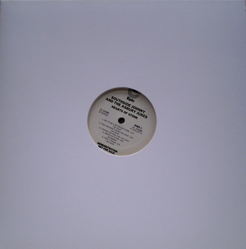 Country Rock - SOUTHSIDE JOHNNY AND THE ASBURY JUKES Hearts Of Stone  Vinyl (White Label Promo) 1978