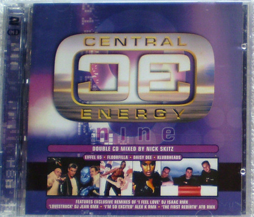 Hard Trance House Euro - DJ NICK SKITZ Central Energy 9 Various Artists (Compilation) 2x CD 2000