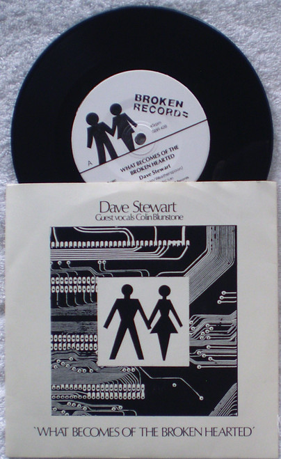 Synth Pop - DAVE STEWART What Becomes Of The Broken Hearted 7" Vinyl 1981