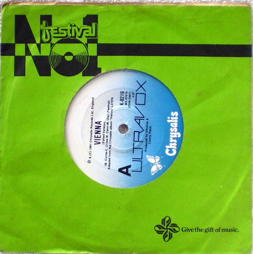 Synth Pop - ULTRAVOX Vienna 7" Vinyl 1981
