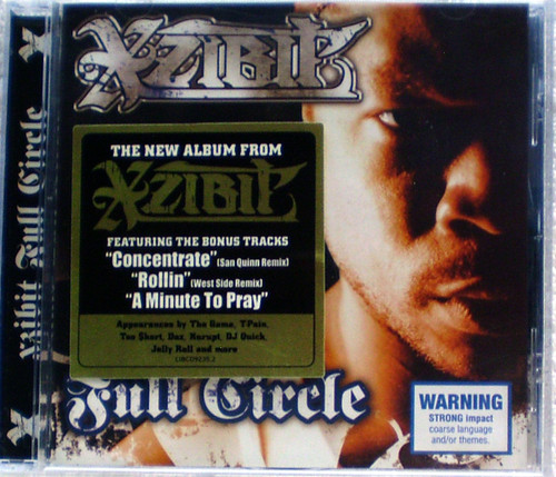Hip Hop - XZIBIT Full Circle CD (Special Australian Edition) 2007 Hip Hop - XZIBIT Full Circle CD (Special Australian Edition) 2007