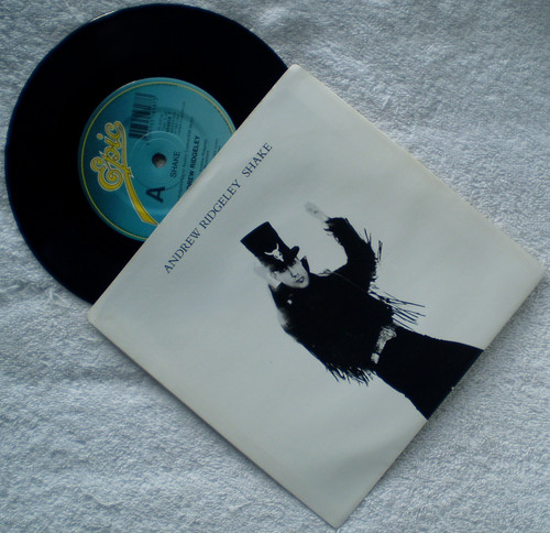 Pop Rock - ANDREW RIDGELEY Shake 7" Vinyl 1990 Pop Rock - ANDREW RIDGELEY Shake 7" Vinyl 1990