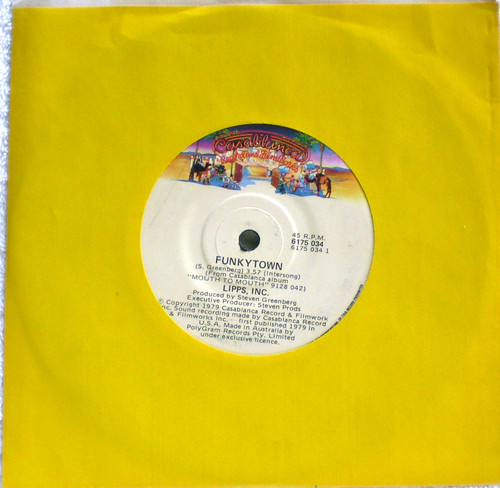 Disco Funk - LIPPS INC Funkytown  7" Vinyl 1980 Disco Funk - LIPPS INC Funkytown  7" Vinyl 1980